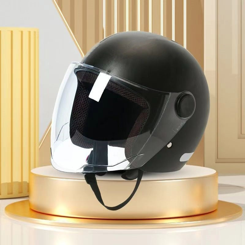 Elegante casco de motocicleta
