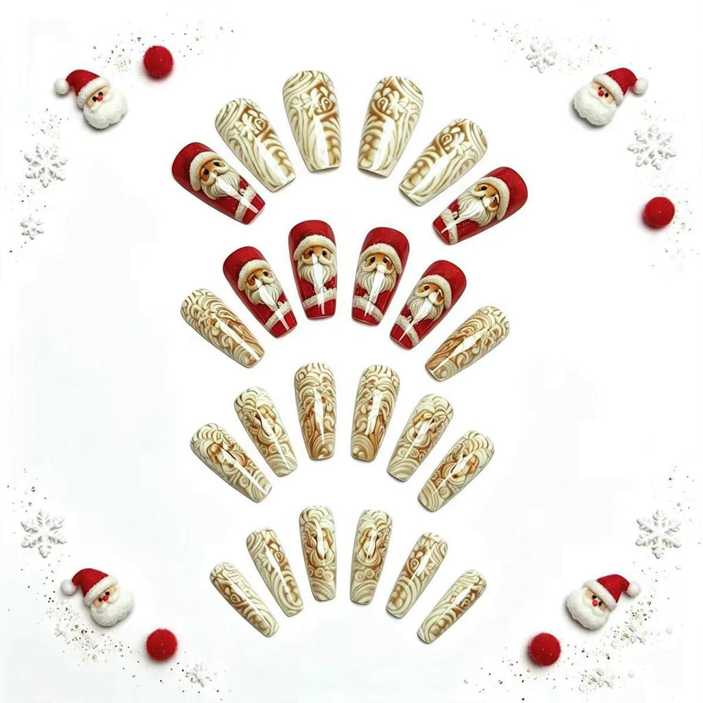 Arte de uñas decorativo 3D para fiestas