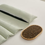 Almohada de soporte para el cuello con relleno de hierbas naturales