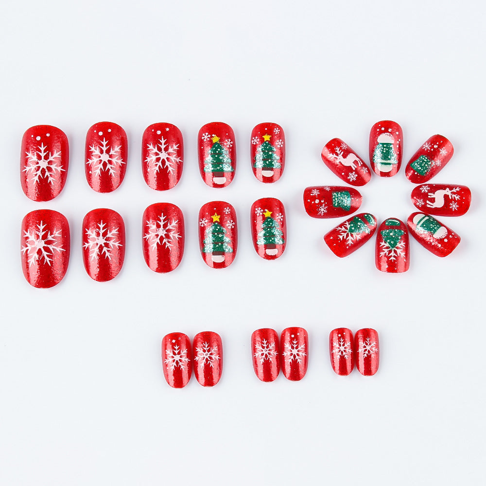 Diseño de uñas festivas para las fiestas