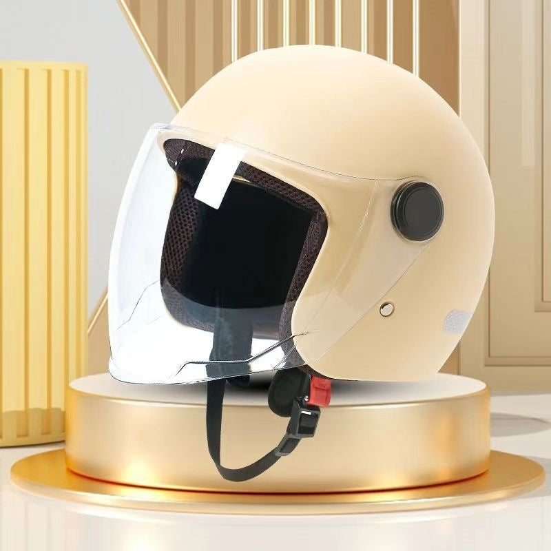 Elegante casco de motocicleta