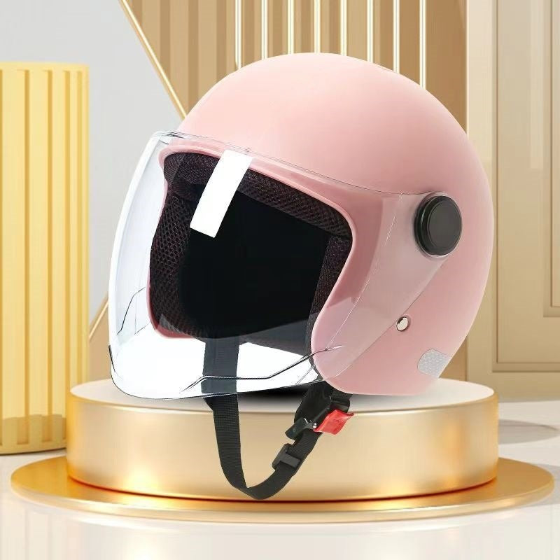 Elegante casco de motocicleta