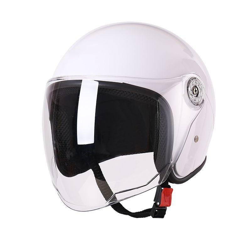 Elegante casco de motocicleta
