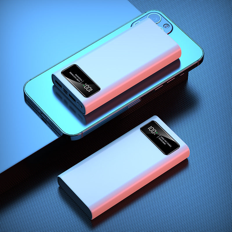 Batería externa de alto rendimiento con pantalla digital de saldo restante y función de carga rápida