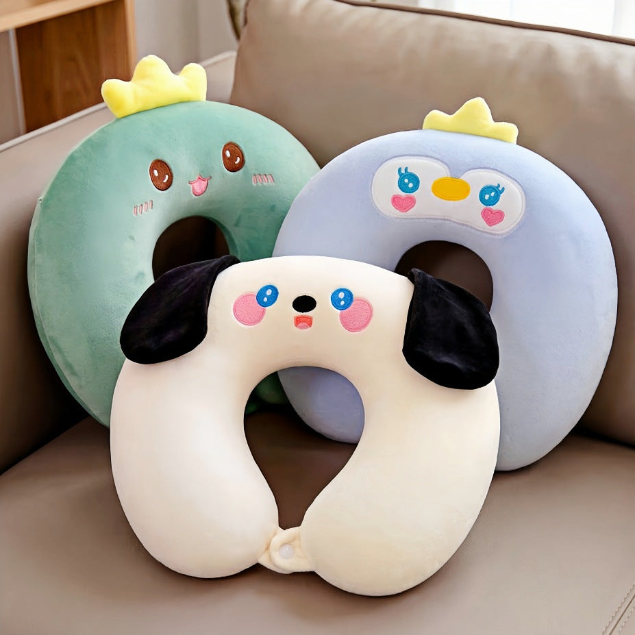 Almohada cervical con diseño de animales favoritos