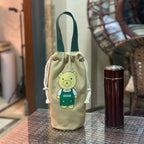 Funda para botella de agua infantil con diseño de oso