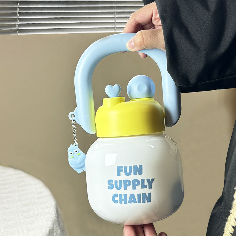 Botella de agua divertida para mujer con diseño de animales
