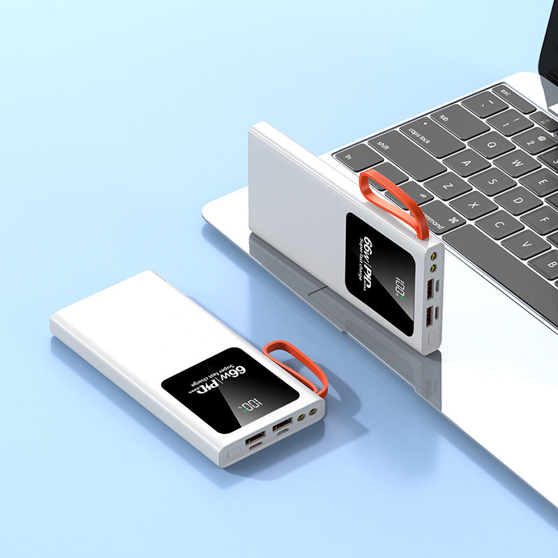 Batería externa portátil de alto rendimiento con pantalla LED integrada