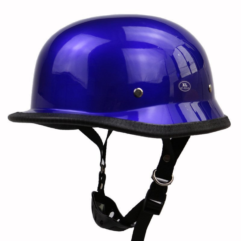Casco de motocicleta abierto de estilo vintage