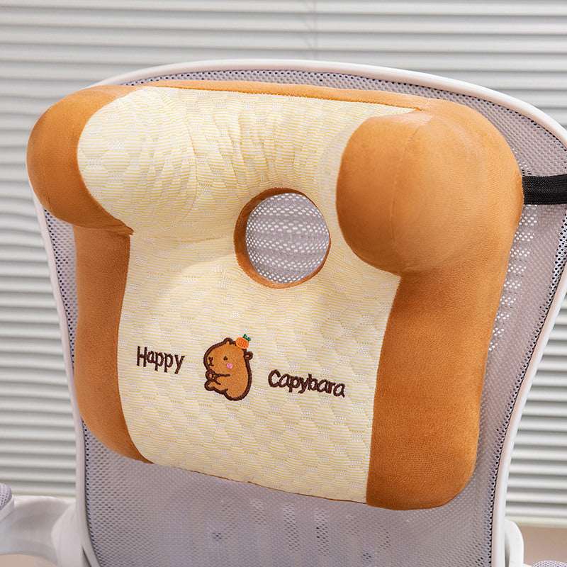 Almohada ergonómica de soporte para el cuello con lindo motivo