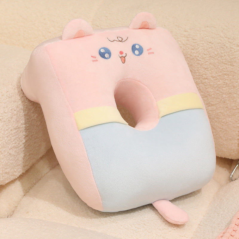 Almohada cervical cómoda con diseño de animales