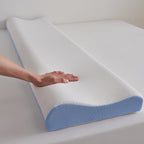 Almohada ergonómica de masaje para el cuello con espuma viscoelástica