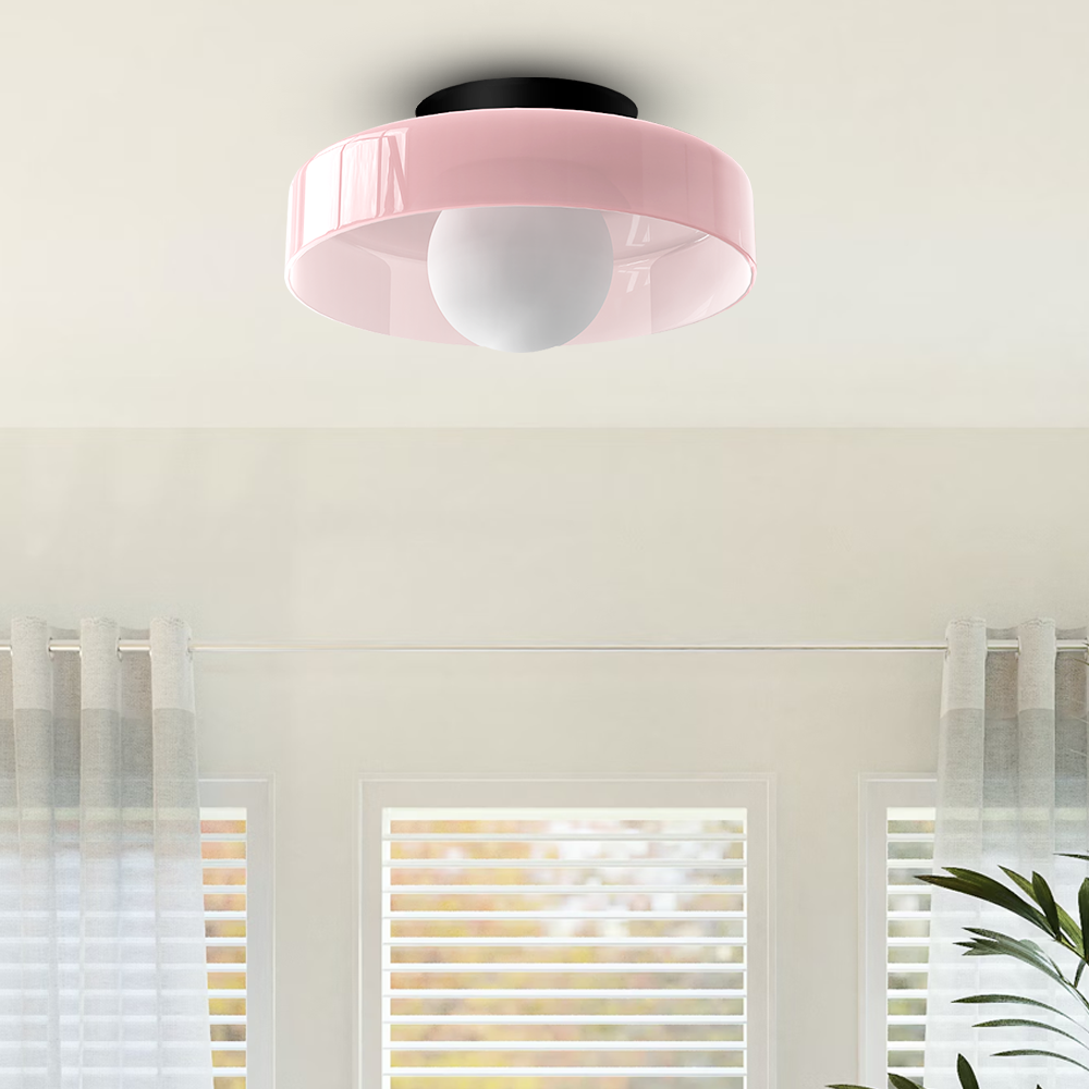 Lámpara de techo LED redonda moderna para sala de estar y dormitorio