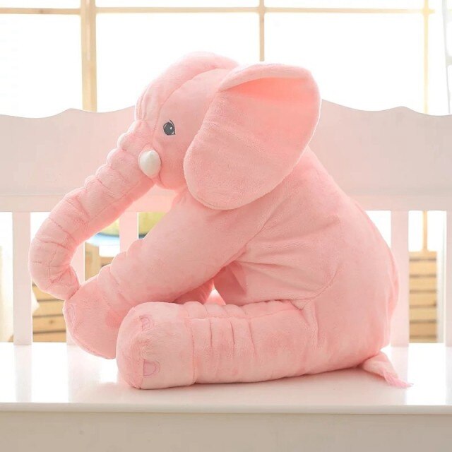 Cojín de peluche con forma de elefante para la habitación del bebé