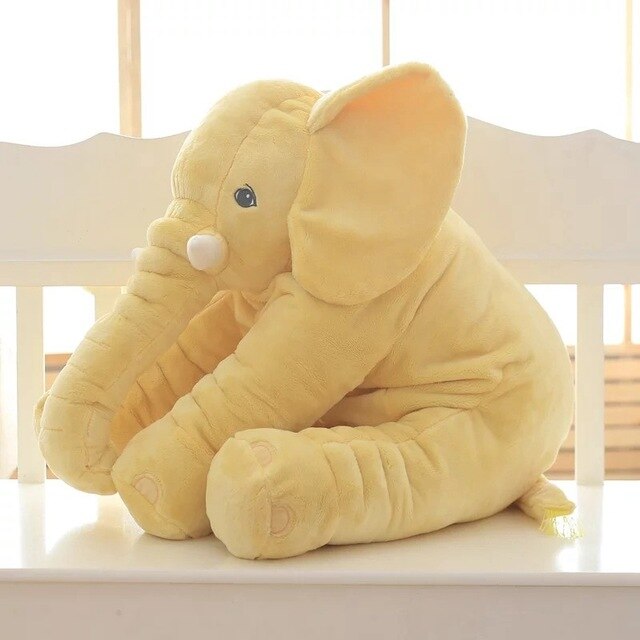 Cojín de peluche con forma de elefante para la habitación del bebé