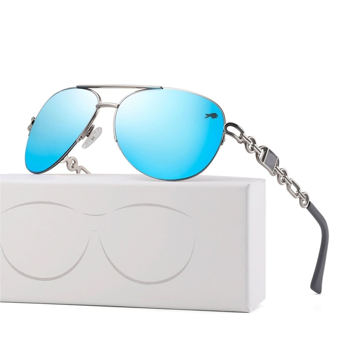 Lunaris Polarisierte Damen-Sonnenbrille | Protección UV400 | Leichte Fashion-Brille | Elegante Sonnenbrille para exterior