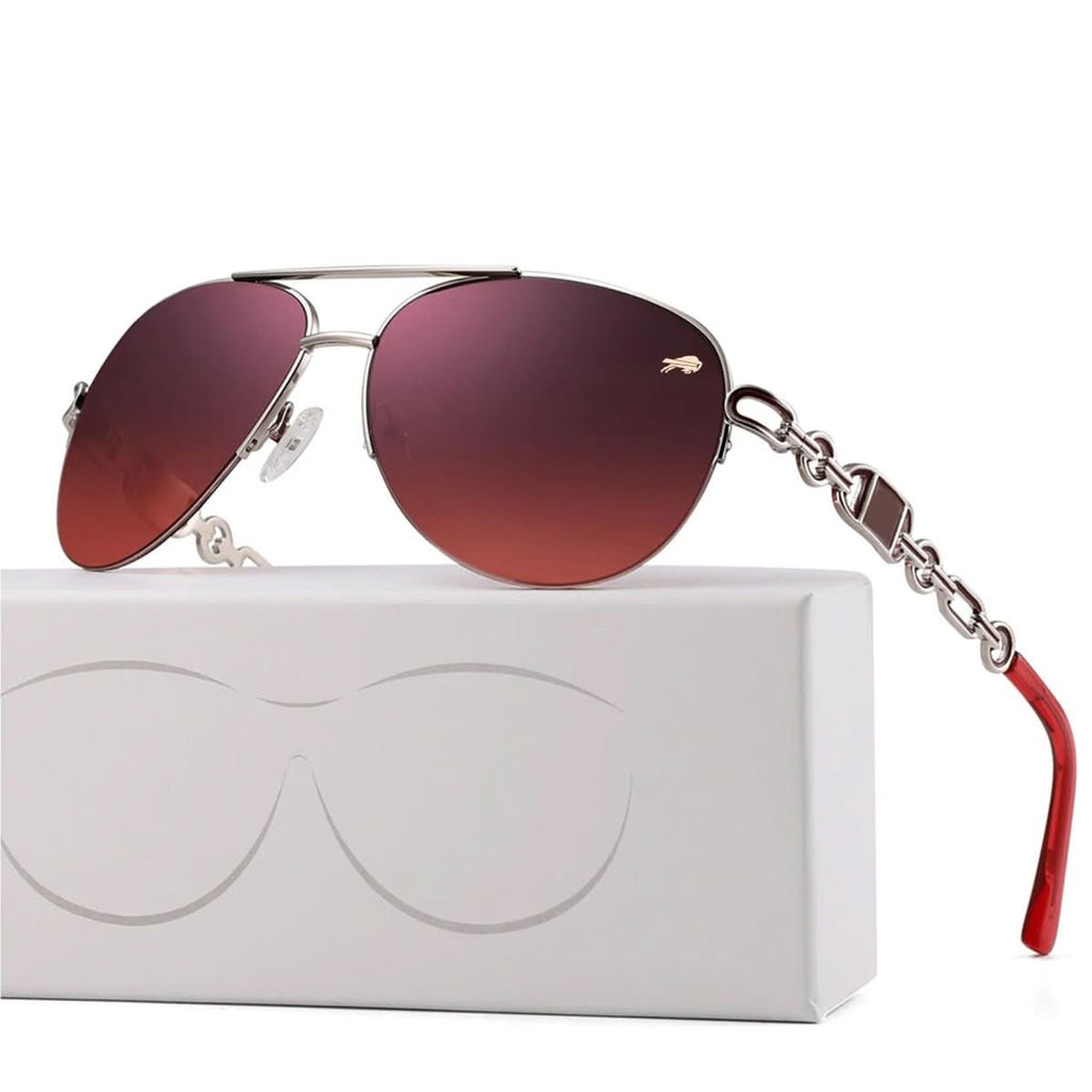 Lunaris Polarisierte Damen-Sonnenbrille | Protección UV400 | Leichte Fashion-Brille | Elegante Sonnenbrille para exterior