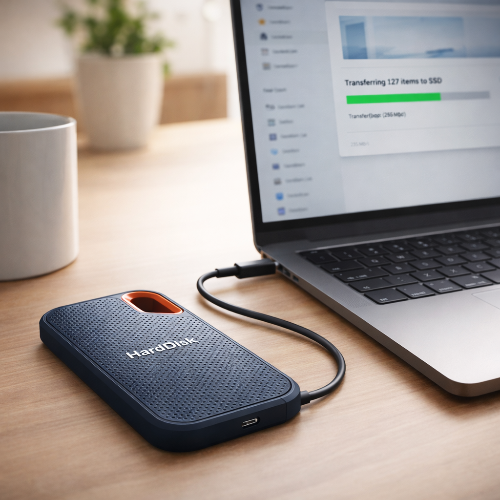 Disco SSD portátil USB-C 500GB-256TB Disco Duro Externo Compacto Opslag Snelle Transferencia de Datos Móvil