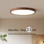 Lámpara de techo circular LED ultradelgada - Diseño moderno para iluminación de sala de estar y cocina