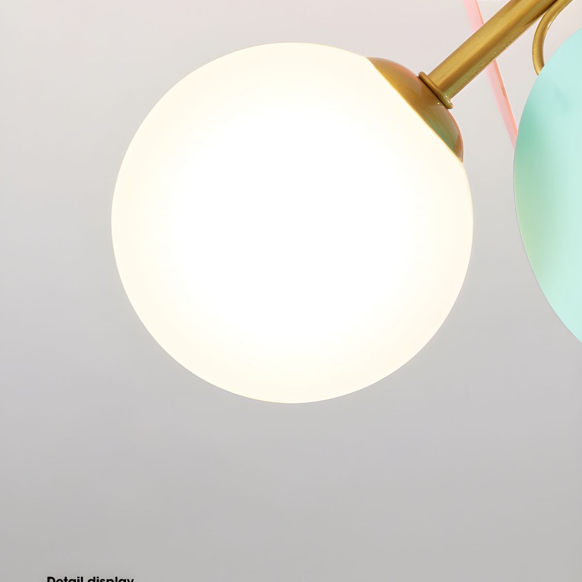 Lámpara de techo redonda con hojas acrílicas – Colores pastel macaron – 1, 4, 6 u 8 puntos de luz – Casquillo G9 – Diseño escandinavo para habitación
