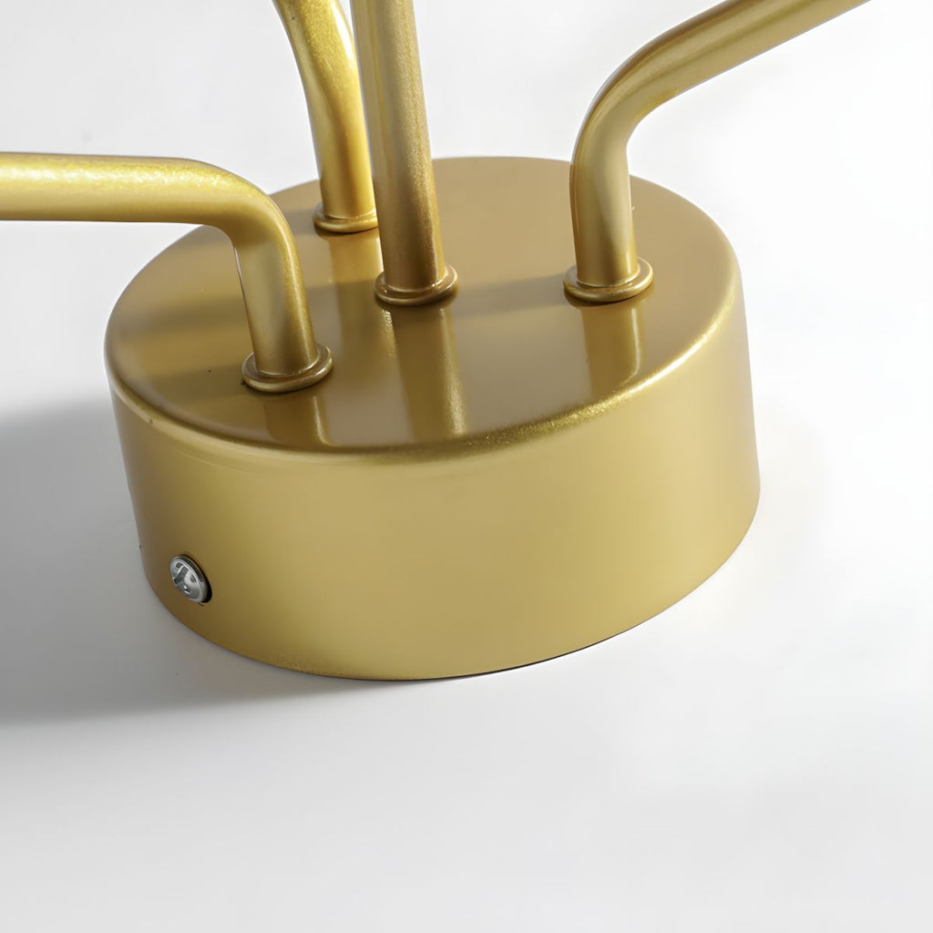 Lámpara de techo redonda con hojas acrílicas – Colores pastel macaron – 1, 4, 6 u 8 puntos de luz – Casquillo G9 – Diseño escandinavo para habitación