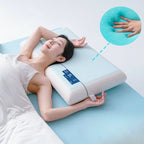 Almohada de soporte cervical de espuma viscoelástica con gel refrescante