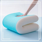Almohada de soporte cervical de espuma viscoelástica con gel refrescante