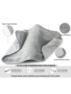 Almohadilla térmica eléctrica USB de 5 V: alivio instantáneo para calambres y dolor de espalda.