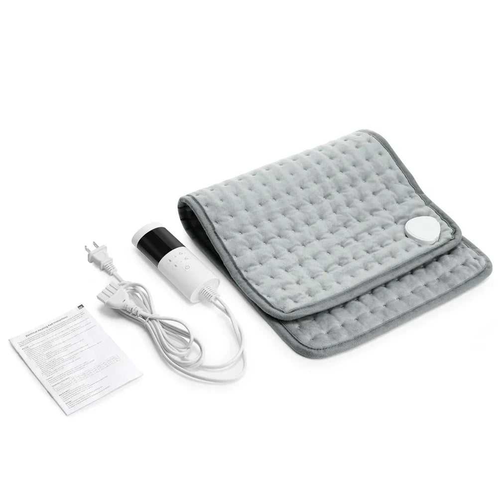 ThermaEase Elektrisches Heizkissen | 9 ajustes de temperatura y 4 modos de temporizador | 30x60cm | Barra de lavado y Schnellheizend | Para Rücken,