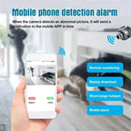 Mini cámara de seguridad WiFi HD 1080P con visión nocturna y detección de movimiento (alimentación por cable)