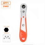 Mini llave de carraca hexagonal de ajuste rápido