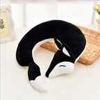 Almohada cervical cómoda para viajes | Diseño de zorro juguetón
