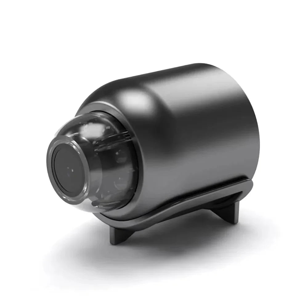 Mini cámara de seguridad WiFi HD 1080P con visión nocturna y detección de movimiento (alimentación por cable)