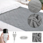 Alfombrilla calefactora de doble capa – Almohadilla calefactora eléctrica para cama y sofá, ahorro de energía