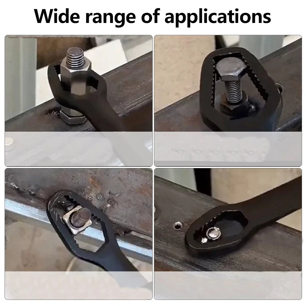 Juego de herramientas de llave Torx ajustable - Llave de doble cabezal de 8-22 mm para herramientas y reparaciones domésticas