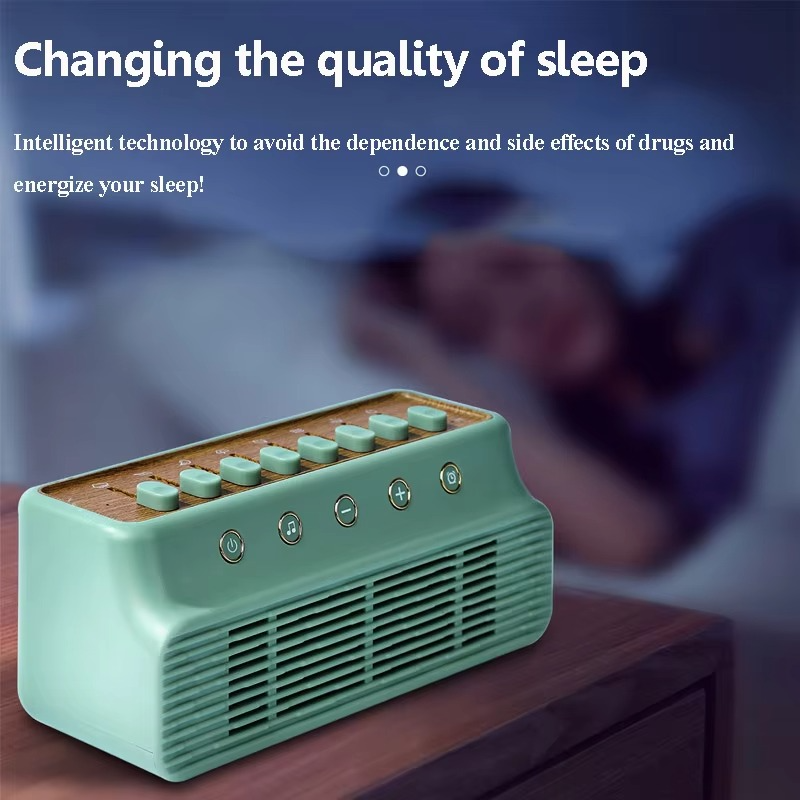 Altavoz Bluetooth portátil de ruido blanco con sonidos de la naturaleza y temporizador de apagado automático