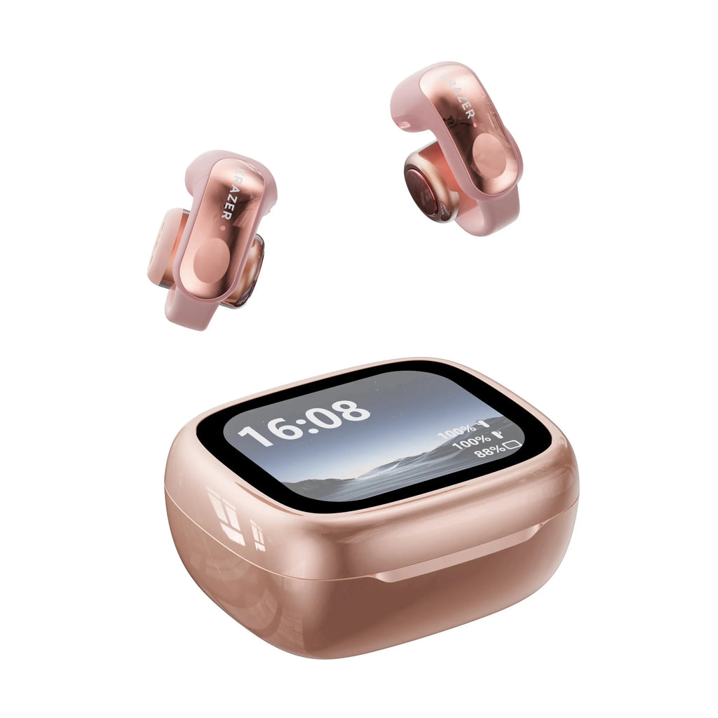 Auriculares inalámbricos de oído abierto con traducción en tiempo real. Traducción de 135 idiomas. Para viajes y oficina. Otoño de 2026.