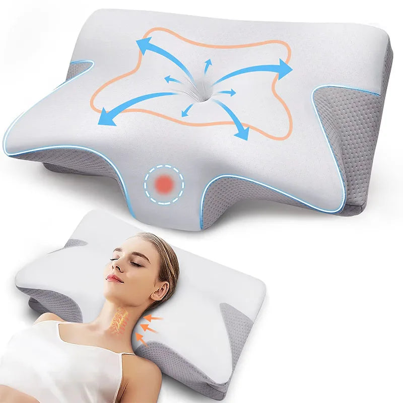 Almohada cervical de espuma viscoelástica