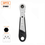 Mini llave de carraca hexagonal de ajuste rápido