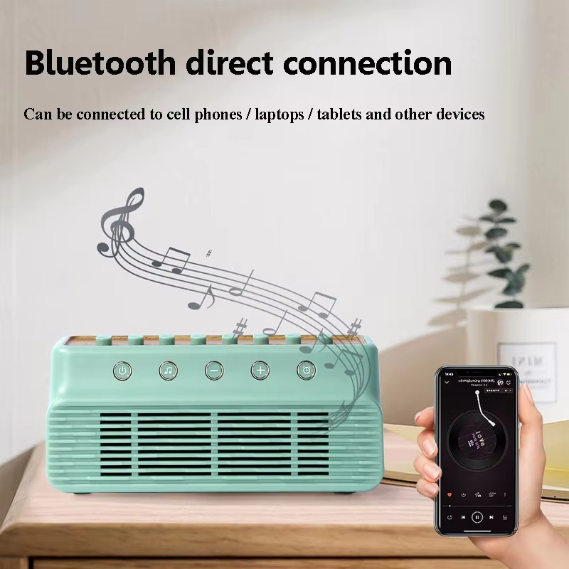 Altavoz Bluetooth portátil de ruido blanco con sonidos de la naturaleza y temporizador de apagado automático