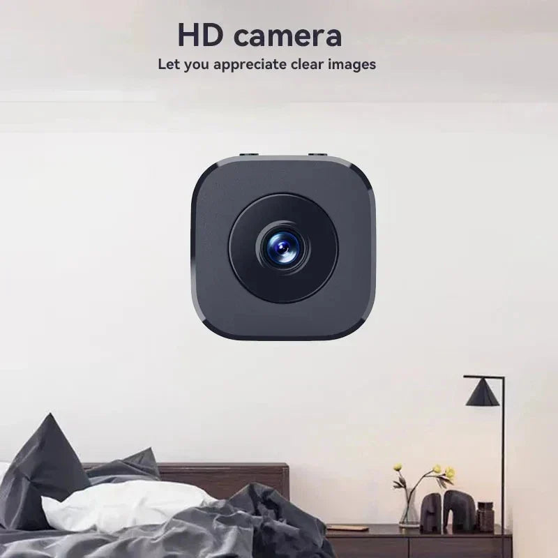 Mini cámara de seguridad inalámbrica WiFi con audio bidireccional, detección de movimiento, visión nocturna infrarroja, 1080P, otoño de 2025