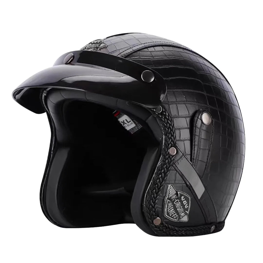 Casco de moto retro – Urban Cruiser – (Offenes Gesicht 3/4)