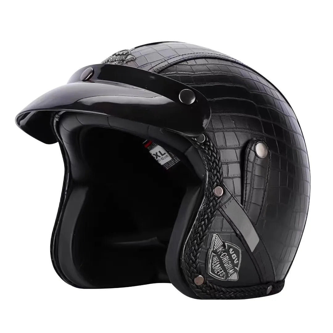 Casco de moto retro – Urban Cruiser – (Offenes Gesicht 3/4)