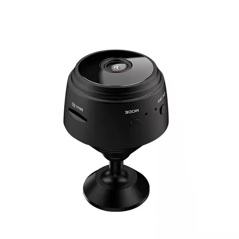 Mini cámara de seguridad inalámbrica HD 1080p con visión nocturna y audio