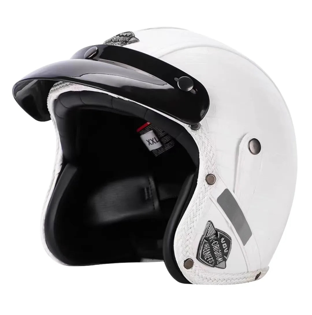 Casco de moto retro – Urban Cruiser – (Offenes Gesicht 3/4)