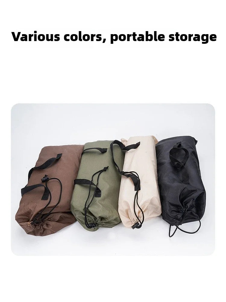 Silla plegable ultraligera para camping: asiento acolchado y comodidad portátil para exteriores.