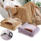 LapComfort - Alfombrilla calefactora USB de 80x60cm para calor directo