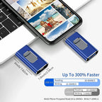 Unidad flash USB 4 en 1 | Dispositivo de almacenamiento OTG multipuerto