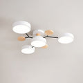 Lámpara de techo LED escandinava de diseño molecular con luz ambiental moderna