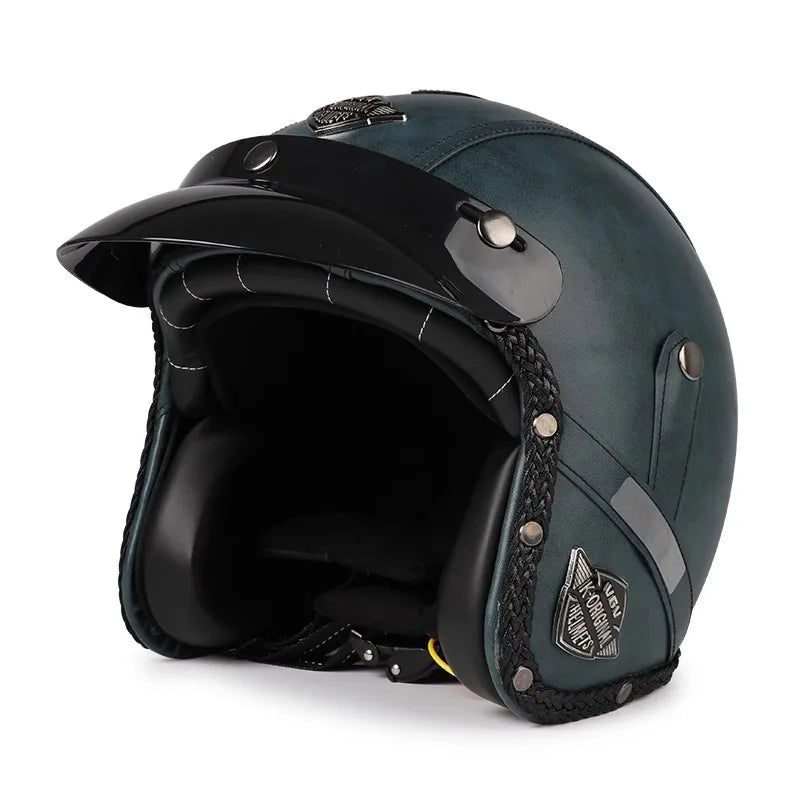 Casco de moto retro – Urban Cruiser – (Offenes Gesicht 3/4)